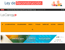 Tablet Screenshot of lacarpa.com.mx